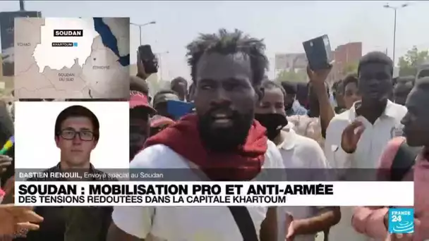 Au Soudan, pro-militaires et pro-civils se disputent la rue • FRANCE 24