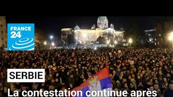 En Serbie, la contestation ne faiblit pas après des élections "truquées" • FRANCE 24