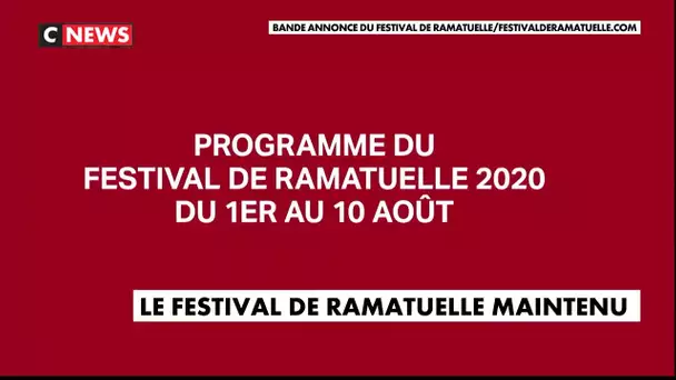 Maintenu, le festival de Ramatuelle débute demain dans le respect des règles sanitaires