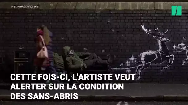 Banksy dévoile une nouvelle oeuvre sur un mur de Birgmingham