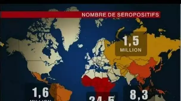 Sida : progression de l'épidémie dans le monde - Archive vidéo INA