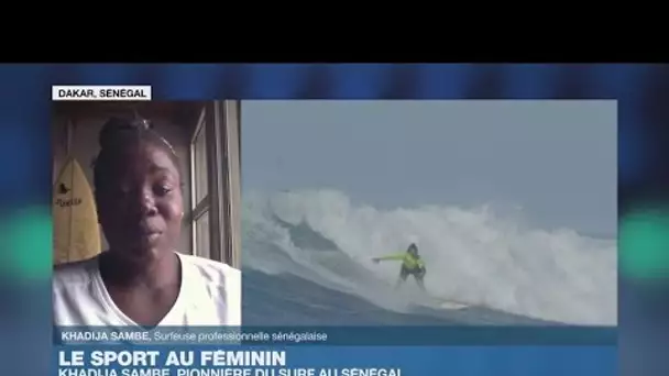 Khadija Sambe, la première sénégalaise surfeuse professionnelle qui veut présenter une équipe aux JO