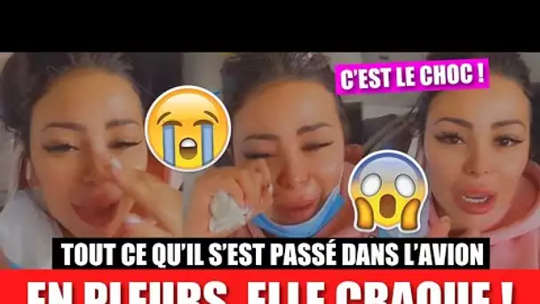 MAEVA EN PLEURS, ELLE CRAQUE 😭 ET EXPLIQUE TOUT CE QU’IL S’EST PASSÉ DANS L’AVION DIRECTION DUBAI 😱