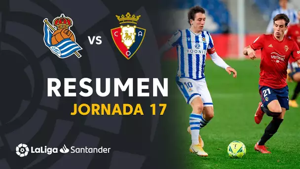 Resumen de Real Sociedad vs CA Osasuna (1-1)