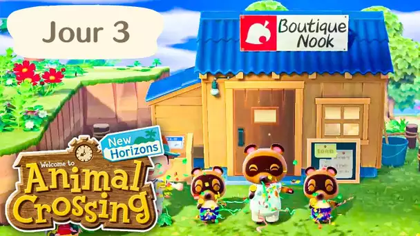 Jour 3 | La nouvelle Boutique ! | Animal Crossing : New Horizons