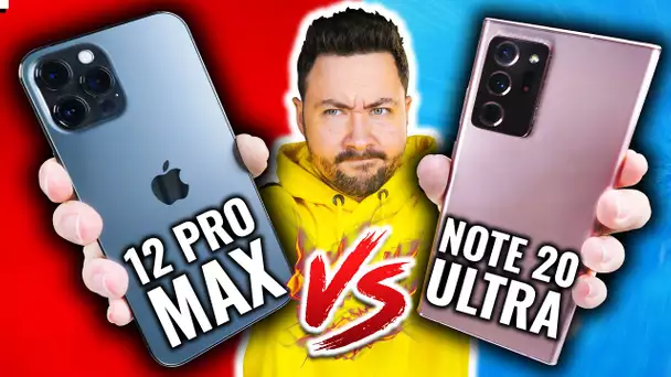 iPhone 12 Pro Max VS Galaxy Note 20 Ultra : le Gros Comparatif !