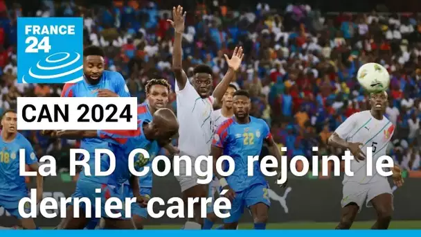 CAN 2024 : la RD Congo maîtrise la Guinée et rejoint le dernier carré • FRANCE 24