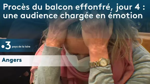 4ème jour du procès du balcon effondré,  une audience chargée en émotion