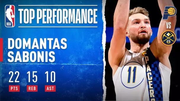 Domantas Sabonis Collects First Triple-Double!