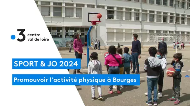 Sport : Tony Estanguet et Emmeline Ndongue font bouger Bourges pour les Jeux Olympiques 2024