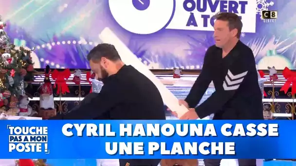 Cyril Hanouna casse une planche