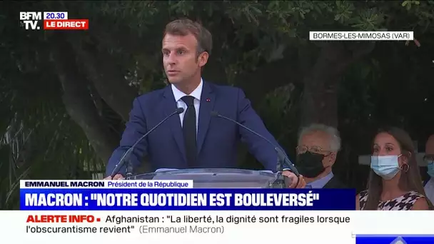 Emmanuel Macron: "Être citoyen, c'est veiller d'abord à tenir ses devoirs à l'égard de la Nation"