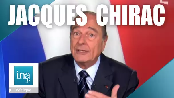 Jacques Chirac : sa dernière déclaration à l'Elysée | Archive INA