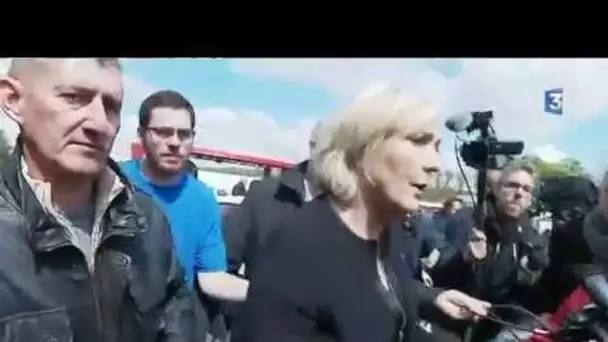 Visite surprise de Le Pen à Whirlpool