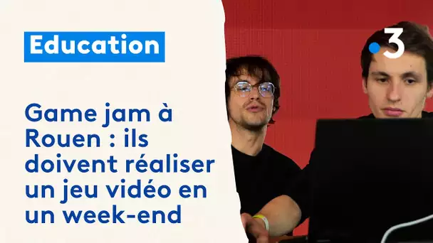 Game jam à Rouen : des passionnés se lancent le défi de réaliser un jeu vidéo en un week-end