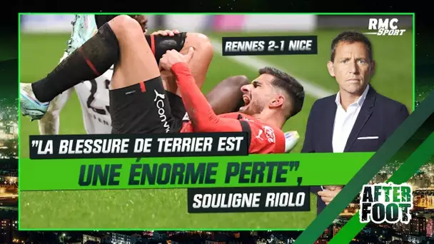 Rennes : "La blessure de Terrier est une énorme perte", souligne Riolo