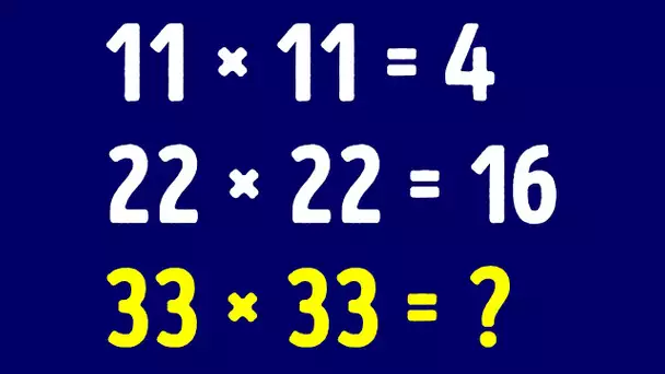 28 Énigmes Mathématiques Faciles Pour Ceux Qui N’aiment Pas Les Maths