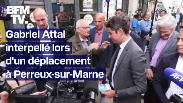 "Il faudra dire au président qu’il ferme sa gueule!": Attal interpellé lors d'un déplacement