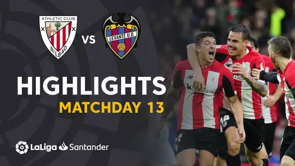 Highlights Athletic Club vs Levante UD (2-1)