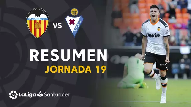 Resumen de Valencia CF vs SD Eibar (1-0)