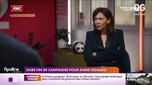 La fin de campagne d'Anne Hidalgo avant son interview à 8h30