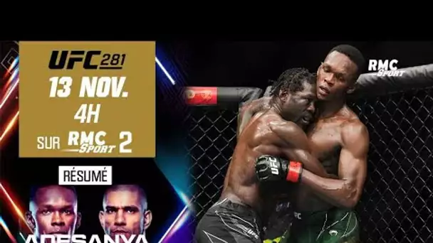 UFC 281 : Le résumé de la 5e défense du titre d'Adesanya contre Cannonier