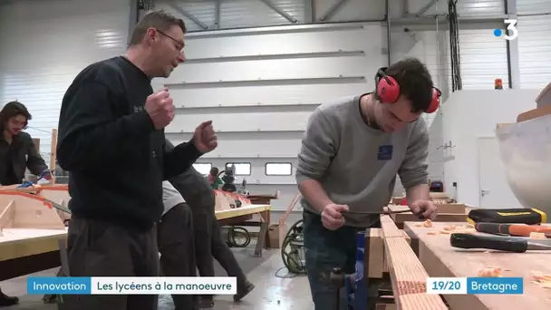 Un trimaran éco-conçu fabriqué par des lycéens