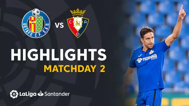 Highlights Getafe CF vs CA Osasuna (1-0)