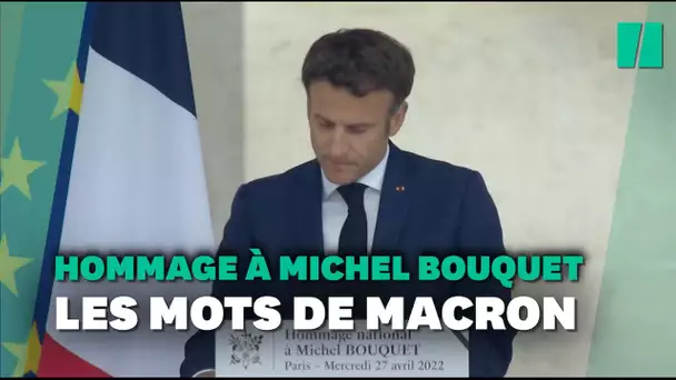 Les mots de Macron pour rendre hommage à Michel Bouquet