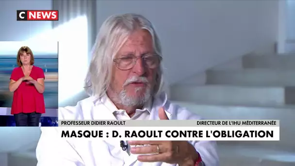 Port du masque : Didier Raoult aurait préféré «une recommandation» plus qu'«une obligation»