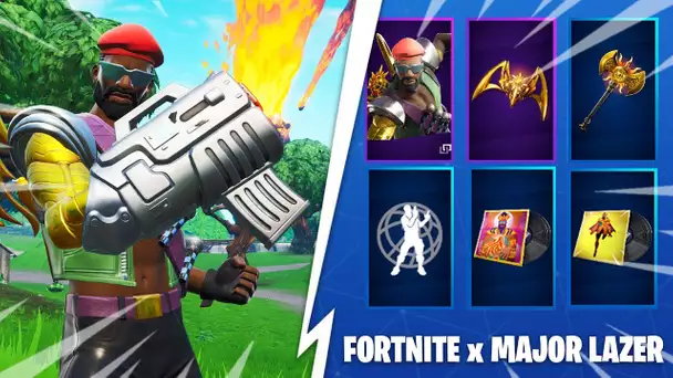 EPIC GAMES M'OFFRE UN SKIN PAS ENCORE SORTI SUR LE JEU ... (FORTNITE X MAJORLAZER)