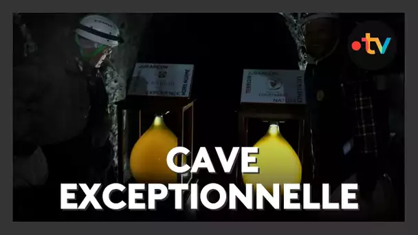 Jurançon : vieillissement du vin dans la grotte de la Verna