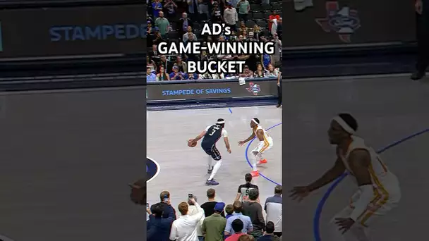 AD takes the lead LATE 🥶