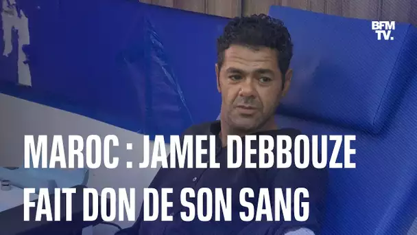 Séisme au Maroc: à Marrakech, Jamel Debbouze donne son sang