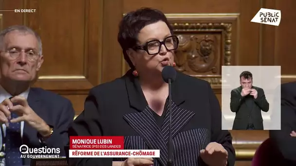 Assurance chômage : échange vif au Sénat entre Catherine Vautrin et Monique Lubin