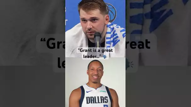 Luka Doncic talks his new teammate, Grant Williams! 🗣 | #Shorts