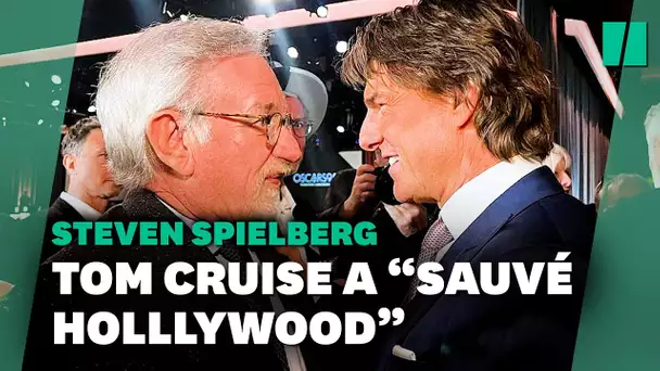 Steven Spielberg remercie Tom Cruise d’avoir sauvé le cinéma avec « Top Gun : Maverick »