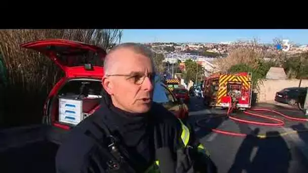 Béziers : incendie d&#039;une maison au coeur de la ville