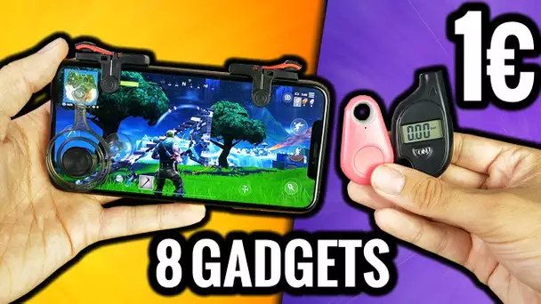 Je teste 8 Gadgets à 1€ !