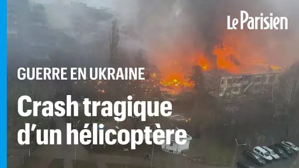 Ukraine : le ministre de l’Intérieur tué lors d'un crash en hélicoptère sur une école maternelle