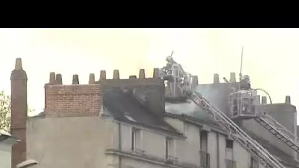 A Nantes encore un incendie en centre ville
