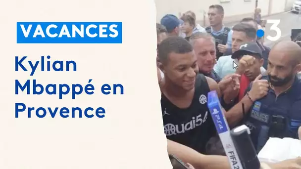 Football : Kylian Mbappé s'entraîne en Provence