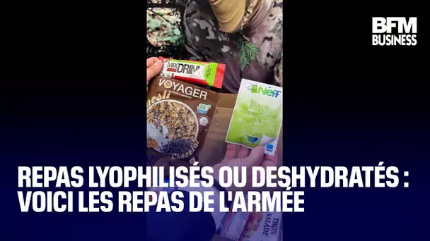 Repas lyophilisés ou deshydratés : voici les repas de l'armée