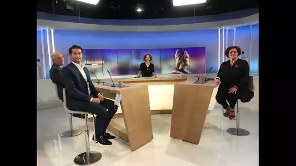 Carcassonne municipales 2020 : le débat avec Gérard Larrat, Tamara Rivel et Edgar Montagné