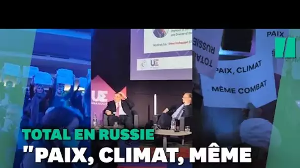 L'audition du patron de Total pour une "Europe verte" perturbée au son de l'hymne ukrainien