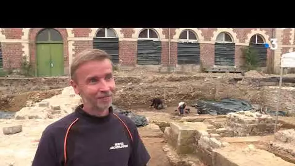 Des fouilles archéologiques exceptionnelles au coeur de Valenciennes depuis plusieurs mois.