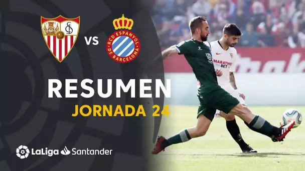 Resumen de Sevilla FC vs RCD Espanyol (2-2)