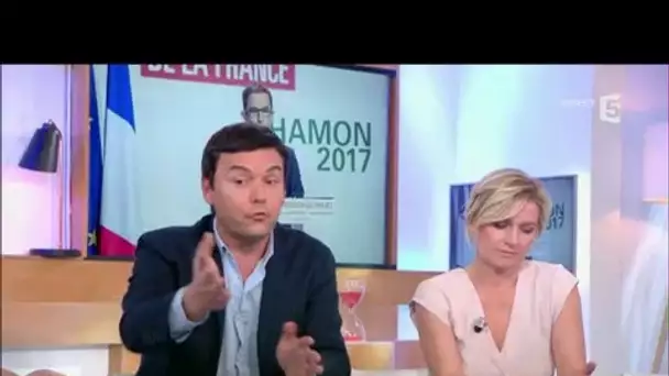 La campagne de Hamon par Piketty - C à vous - 16/03/2017