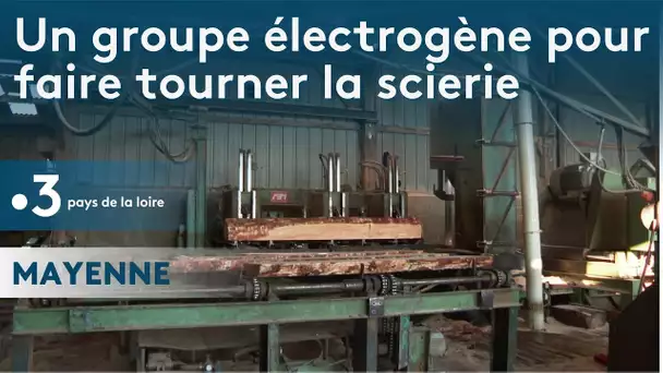 En Mayenne, la scierie tourne avec un groupe électrogène car l'électricité coûte trop cher