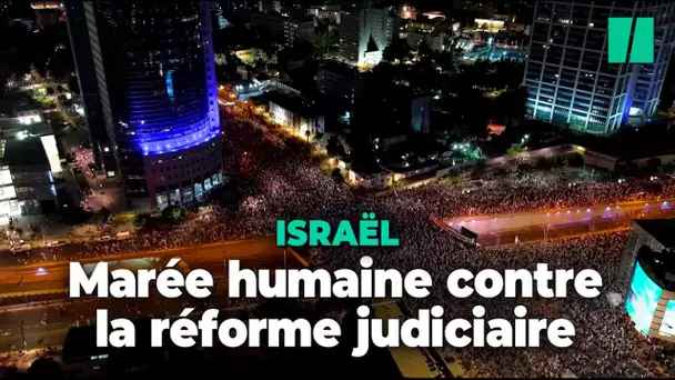 Une foule impressionnante en Israël pour le 30e samedi de manifestation contre la réforme judiciaire